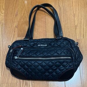 MZ Wallace Black SHW Crosby Bag